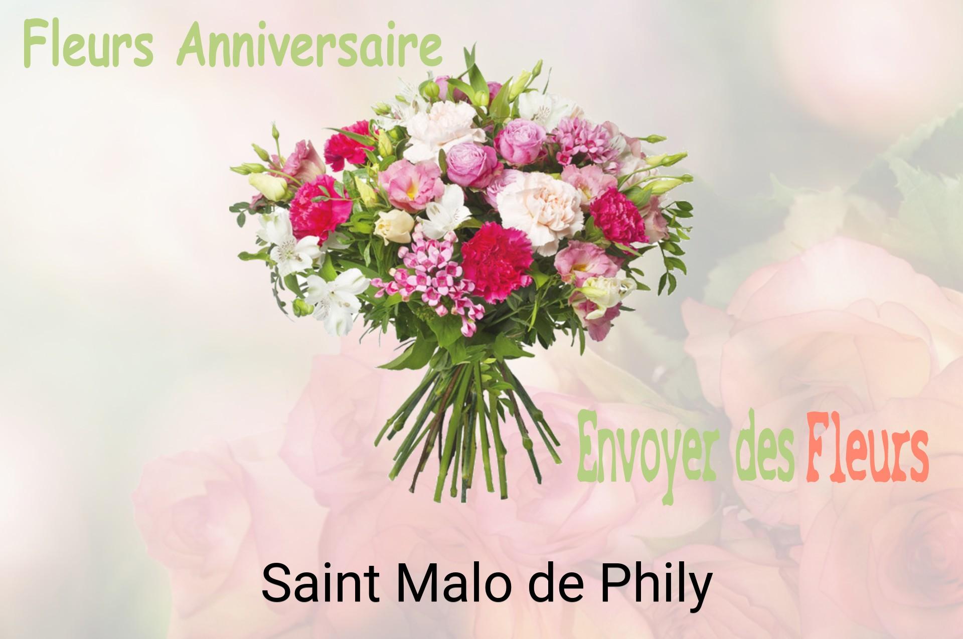 Bouquet de fleurs d’anniversaire livré à Saint-Malo-de-Phily