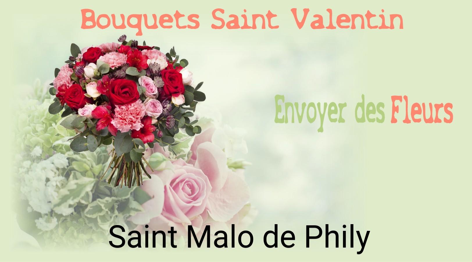 Roses de Saint-Valentin livrées à Saint-Malo-de-Phily